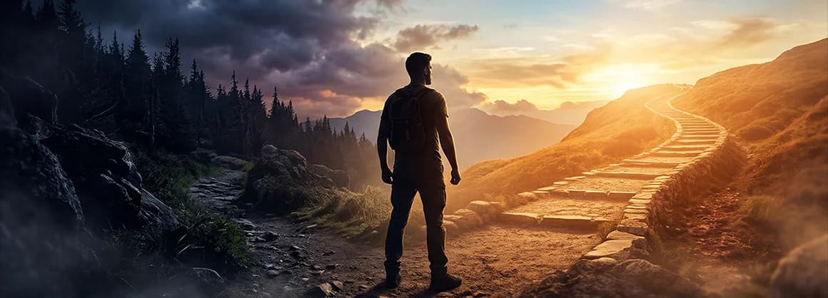 Infographic explaining the 12 steps of Alcoholics Anonymous recovery program with each step listed in order