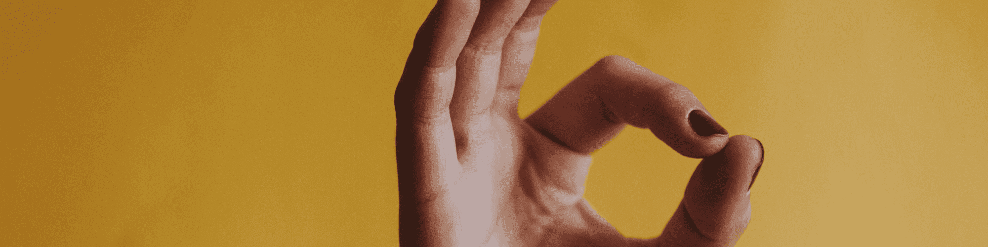 hand sign "OK"