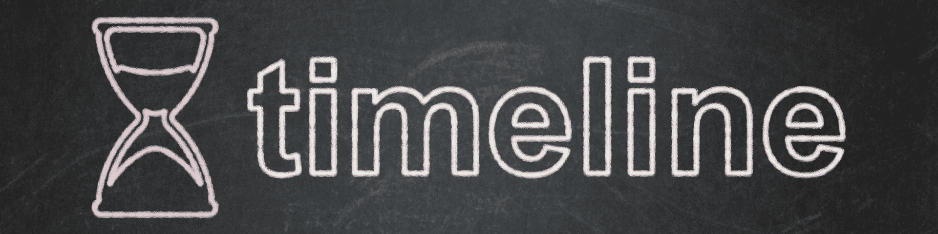 timeline wrote in blackboard