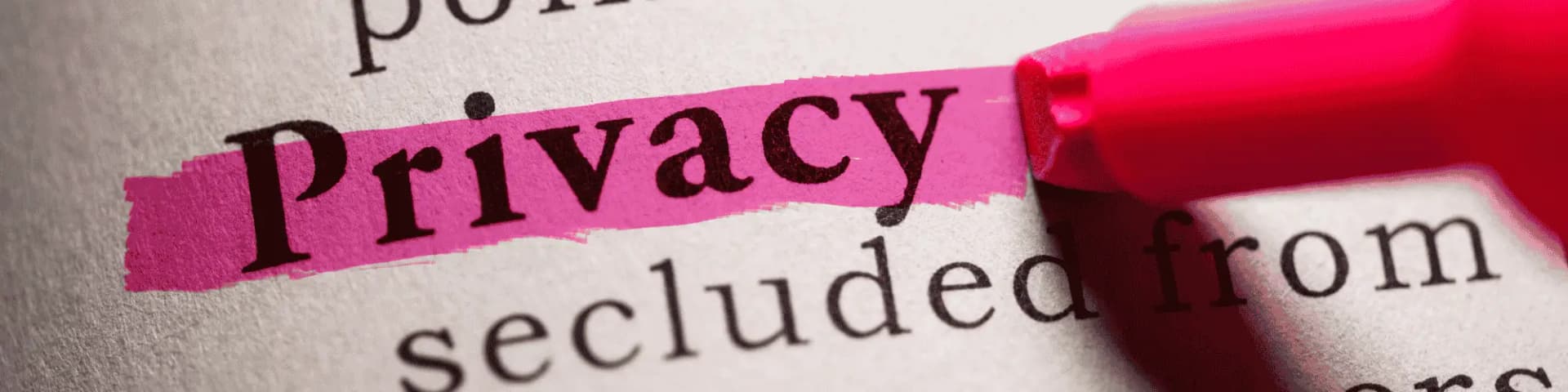 AA Meeting Privacy Matters: Trust A Anonimos Today The word privacy being highlighted in a dictionary