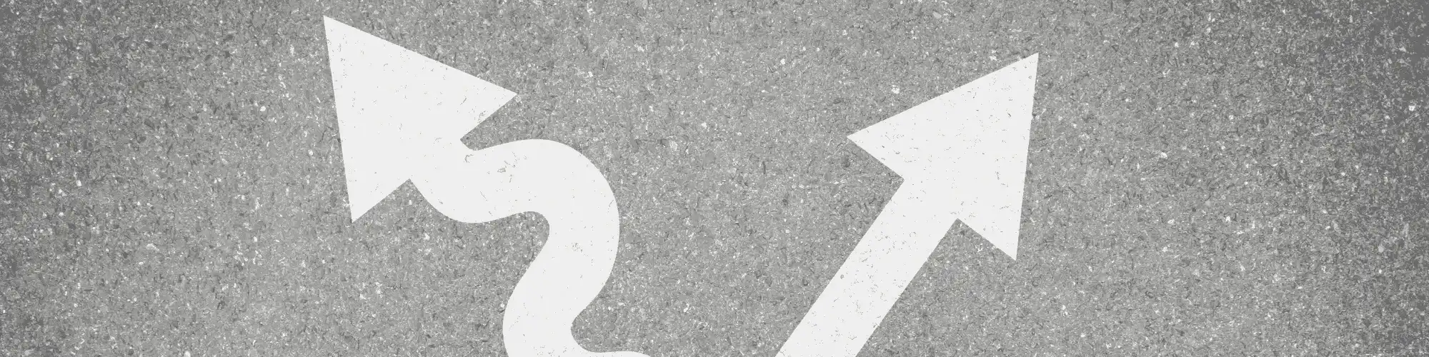 How Alcohol Affects Brain Chemistry and Decision-Making Two arrows pointing in different directions, suggesting different decisions to be made