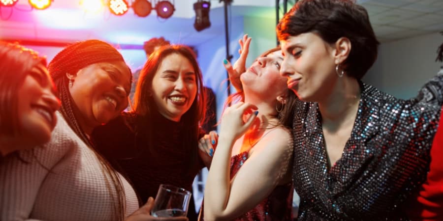 How Binge Drinking Among Adults Shapes Alaska's Communities 5 girls at the club partying