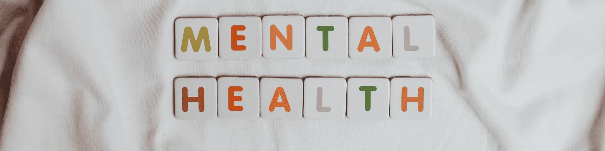 Join Costa Mesa Alano Club to Address Alcohol and Mental Health Tiles spelling out the words "mental health"