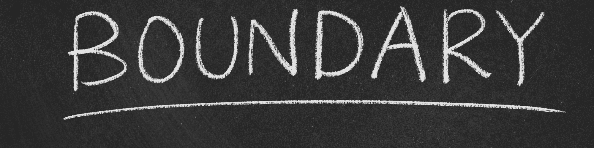 boundary foot with boundary line