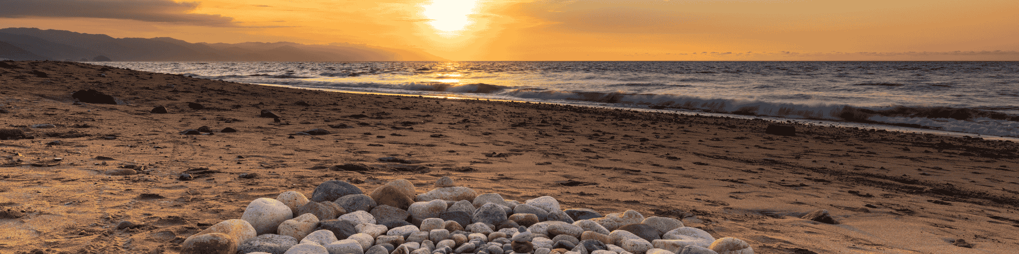 calm beach sunset calm beach sunset view