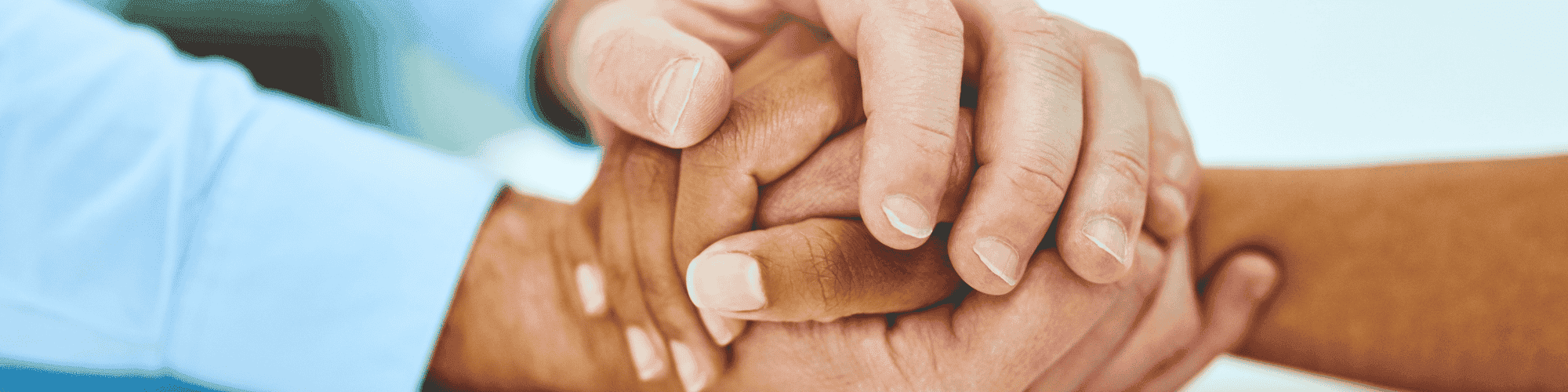 support of family hand of support