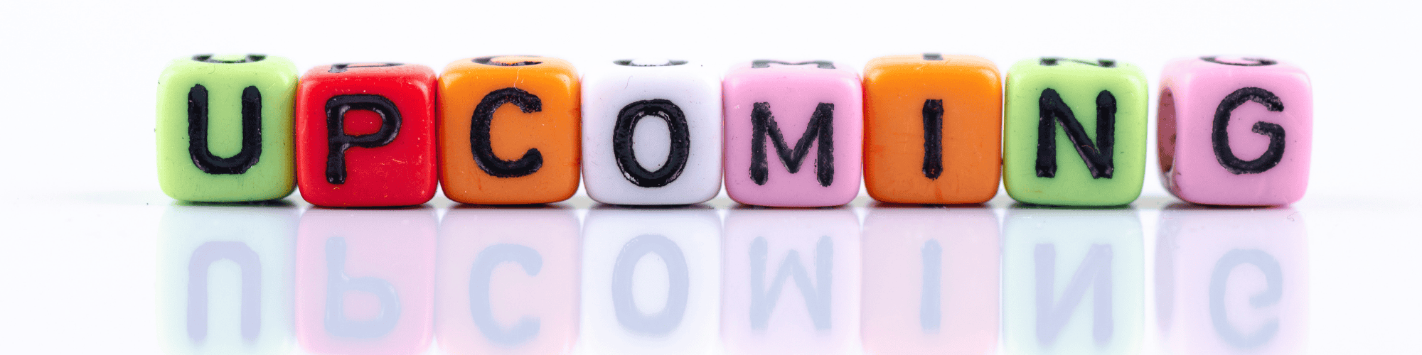 upcoming graphics cube blocks spelled upcoming